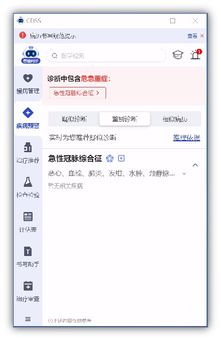 危急提示
